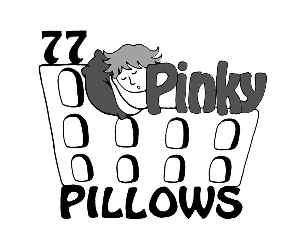 vedi dettaglio Logo 77 Pinky Pillows bianco e nero